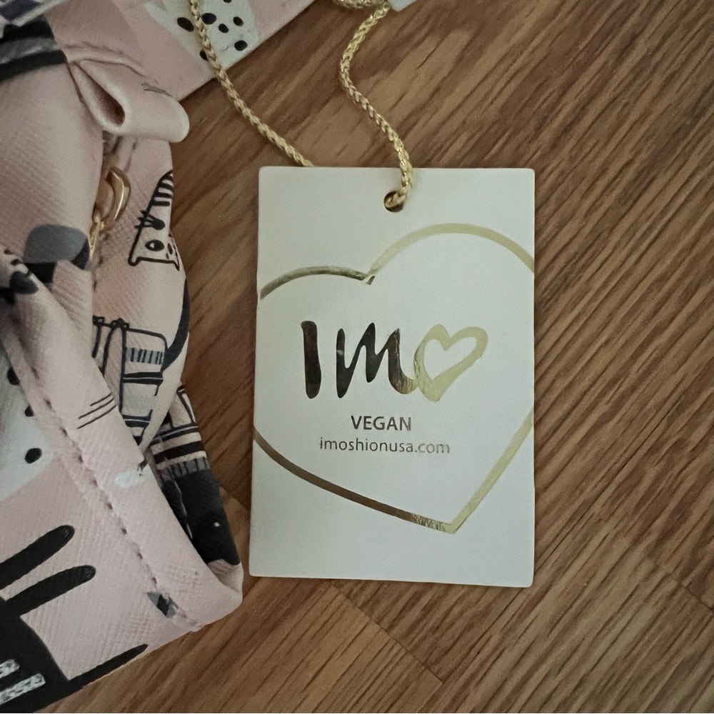 NEW Imo Vegan Pink Kittens Travel Bag - Picture 6 of 6
